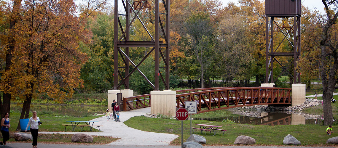 FargoMoorhead Lindenwood and Oak Grove Pedestrian Lift Bridges SRF