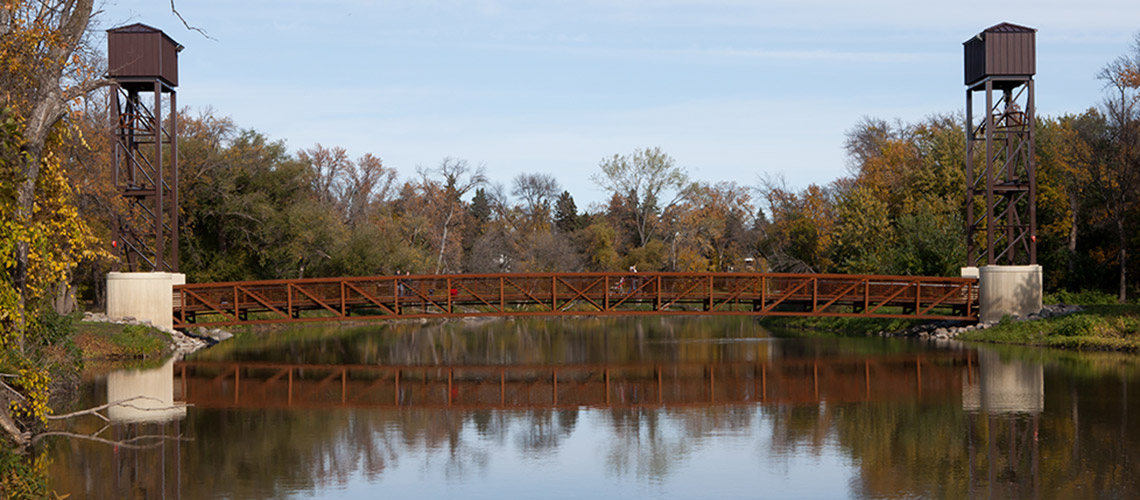 FargoMoorhead Lindenwood and Oak Grove Pedestrian Lift Bridges SRF