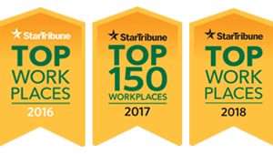 Star Tribune Top Workplace logos 2016-2018