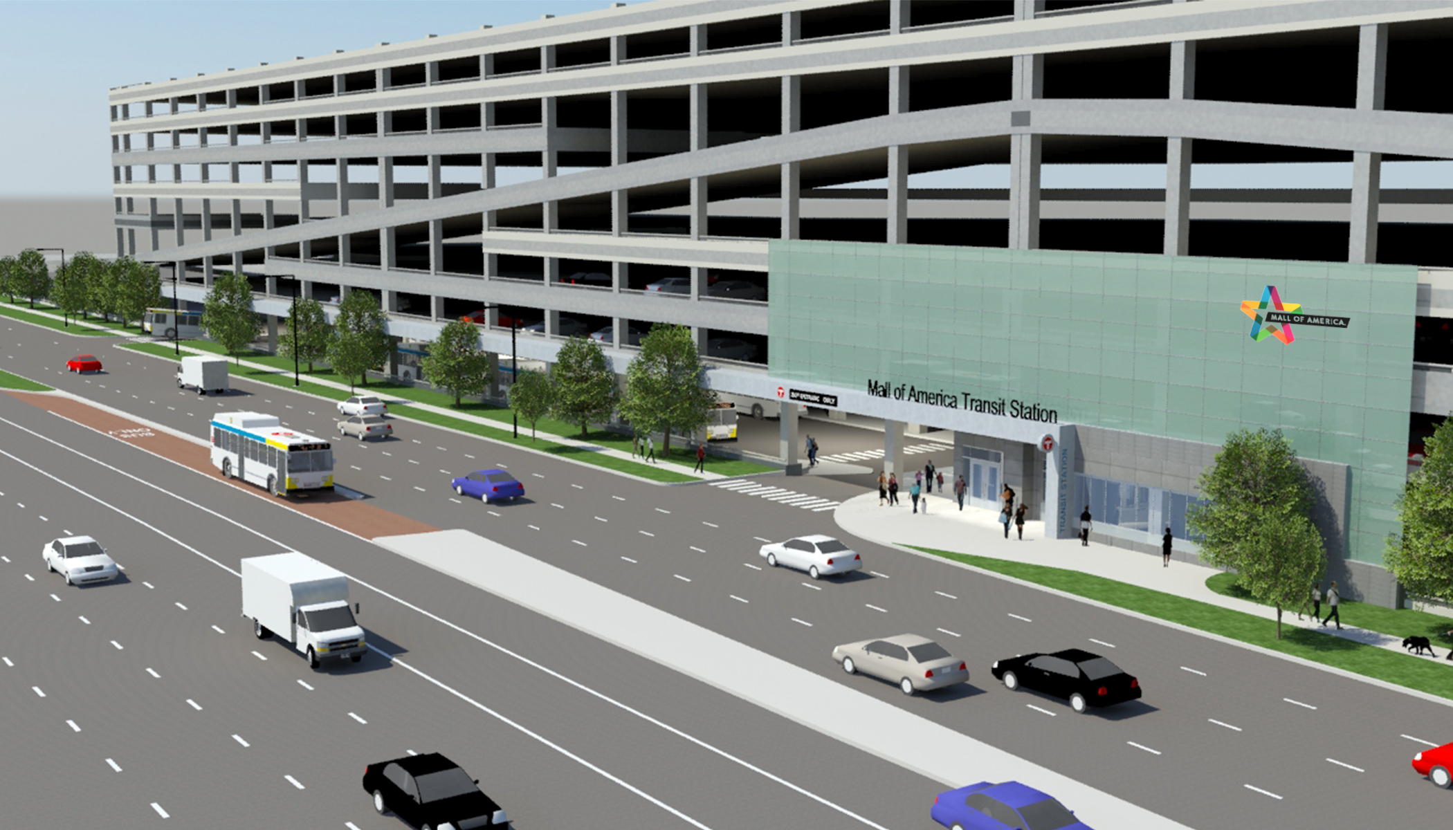 Mall of America Transit Station SRF Consulting