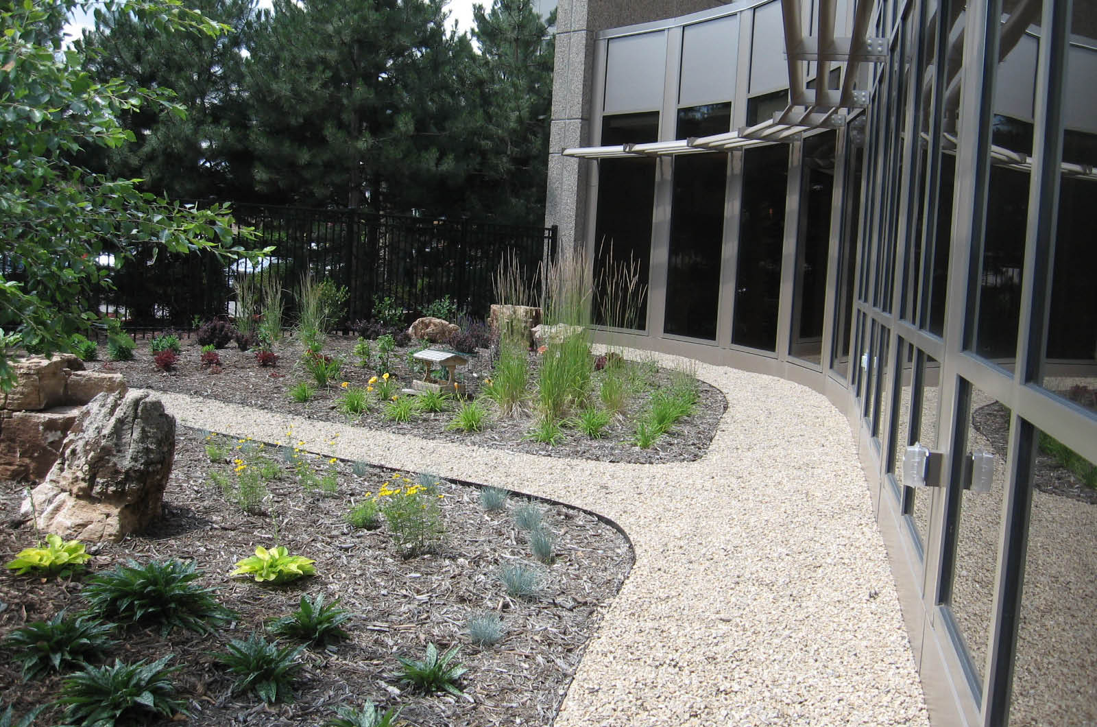 Healing garden Hennepin County Medical Center