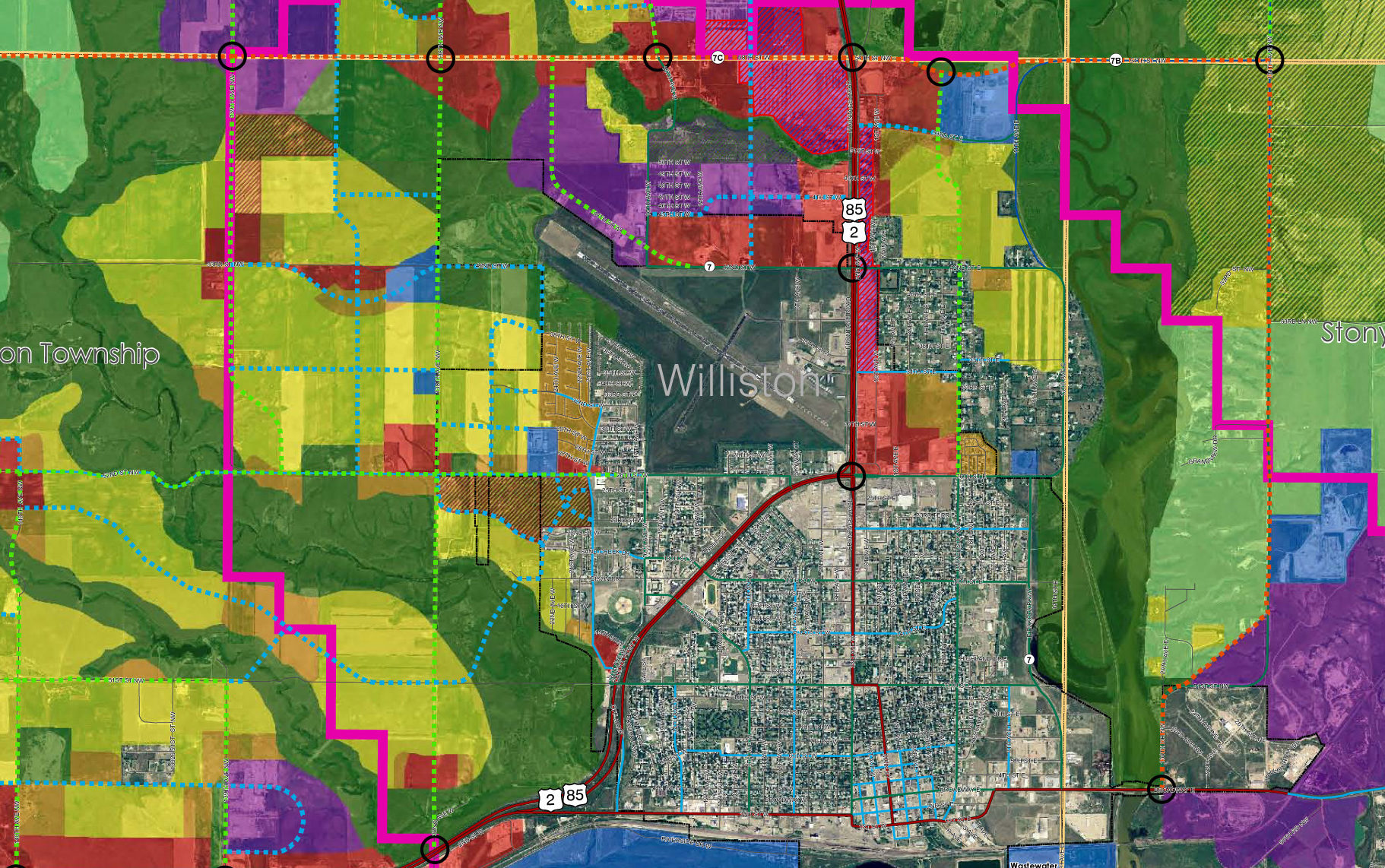 SRF Future Land Use Plan for Williston, ND