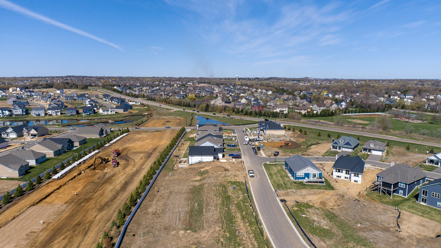 Construction under way on Dodd Boulevard/179th Street in Lakeville