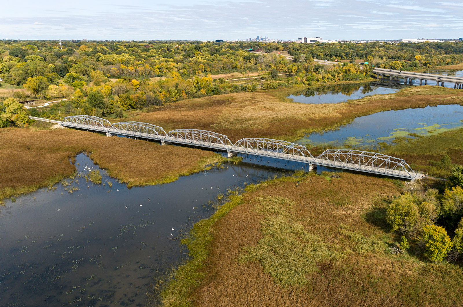 Old Cedar Bridge in Bloomington, Minnesota
