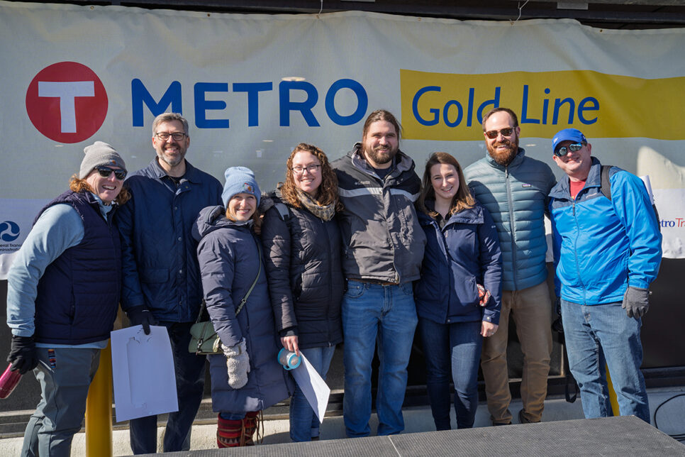SRF Staff at METRO Gold Line BRT Grand Opening