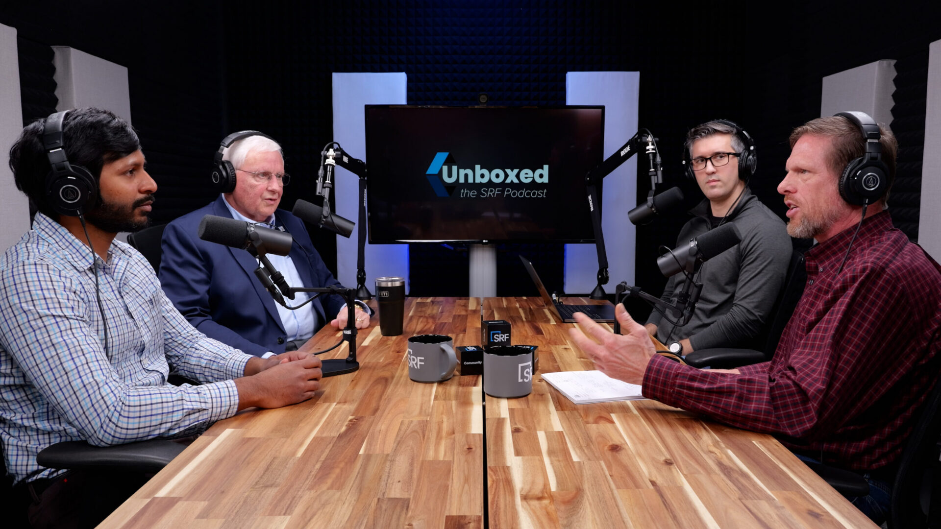 Still frame from Unboxed: The SRF Podcast, Episode 01.