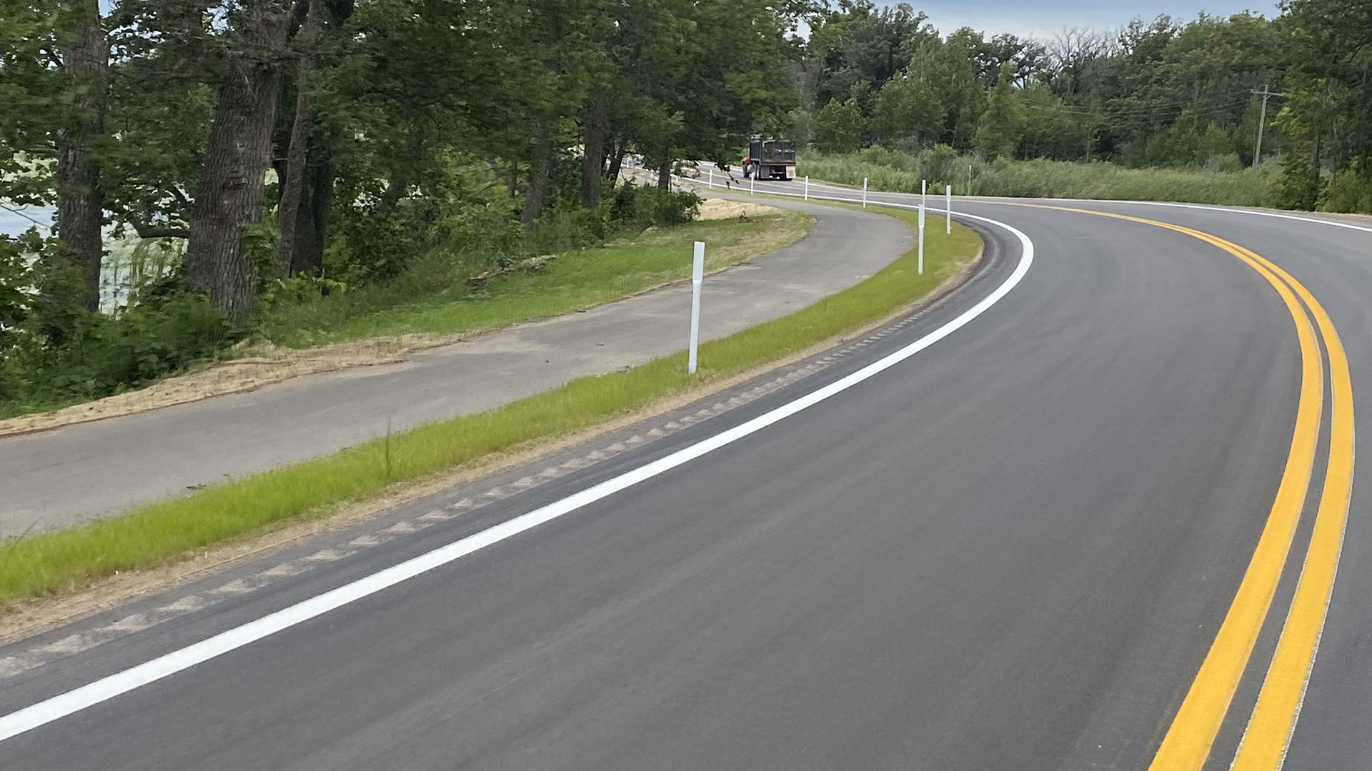 Minnesota Highway 200 after construction project